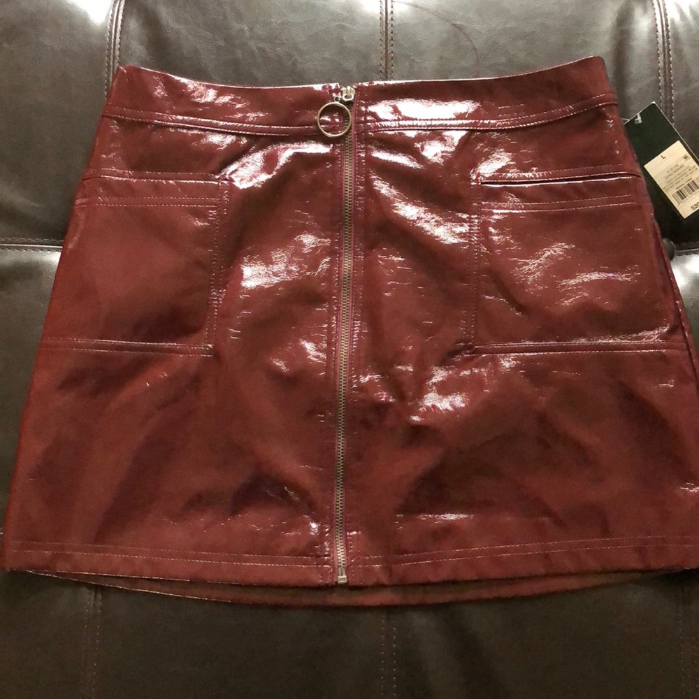 Red skirt